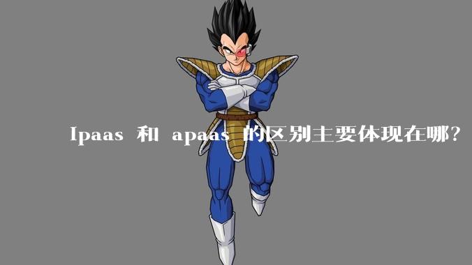 ipaas 和 apaas 的区别主要体现在哪？